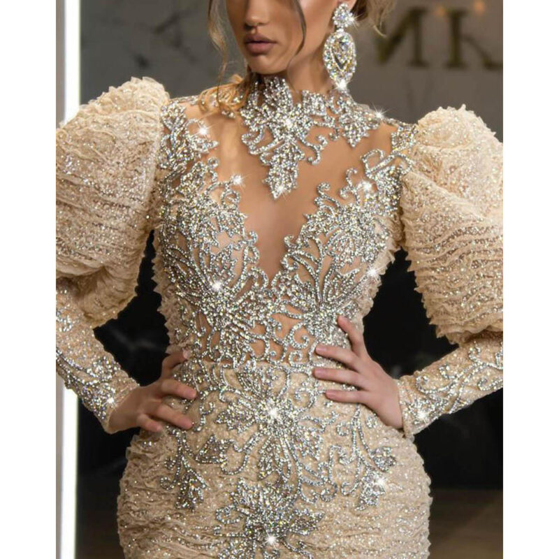 👑Regal Embers Couture Gown